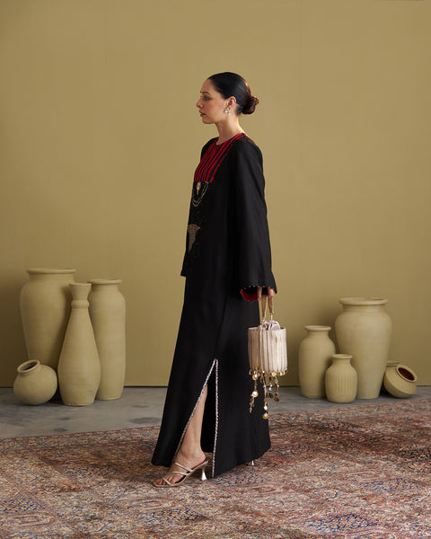The Black Maharani Kaftan
