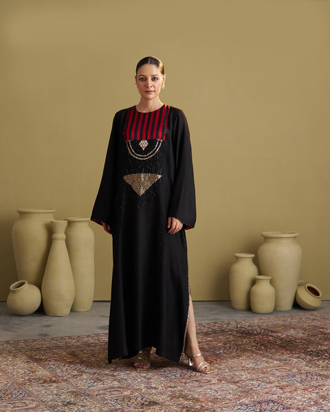 The Black Maharani Kaftan