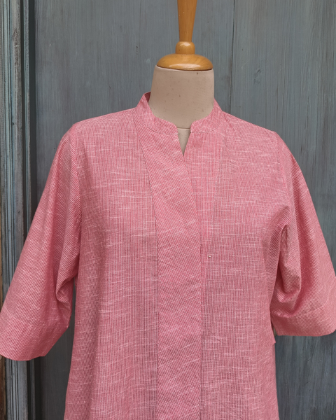 Red Strip Cotton Co-ord Set