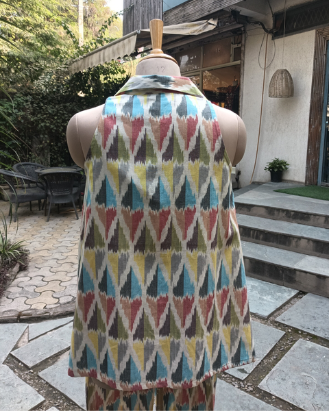 Candy Floss Ikat Top