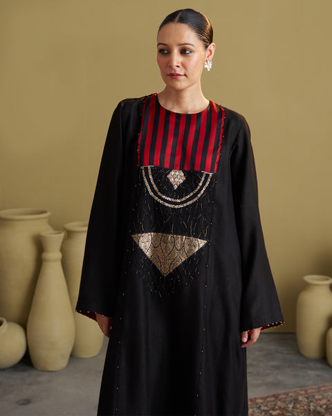 The Black Maharani Kaftan