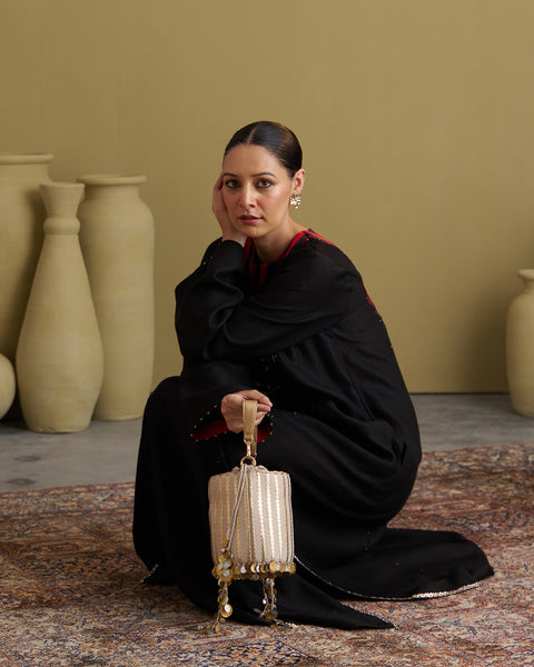 The Black Maharani Kaftan