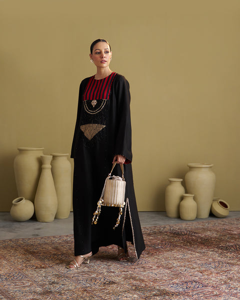 The Black Maharani Kaftan