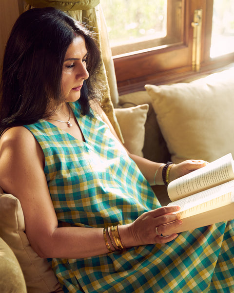The Summer Check Dress