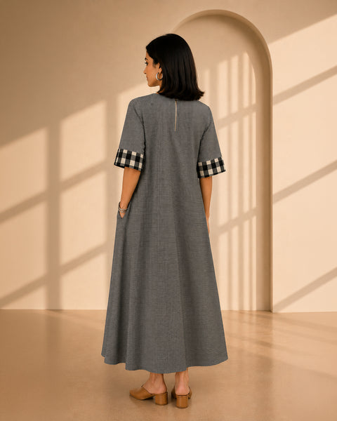 The Mono Ikat Dress