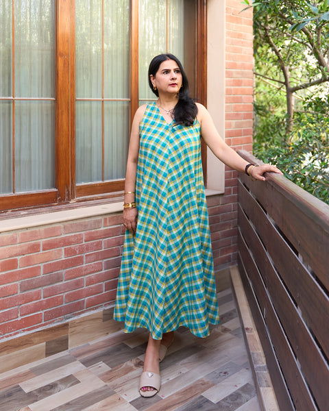 The Summer Check Dress