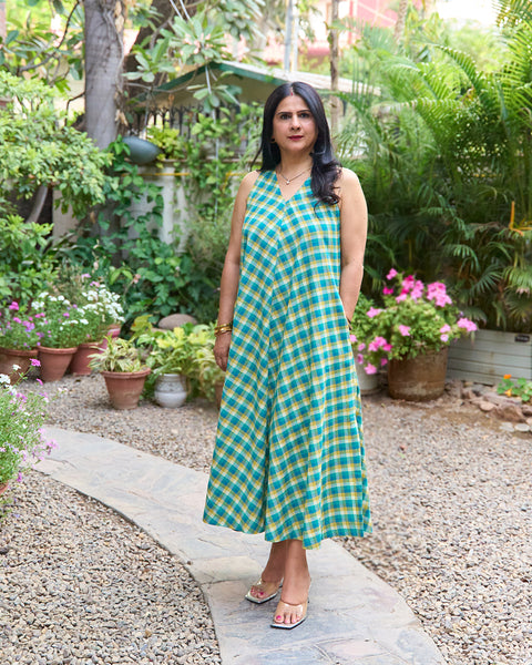 The Summer Check Dress