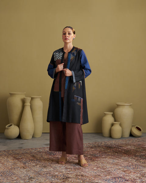 The Black Dhagai Anokhi Jacket