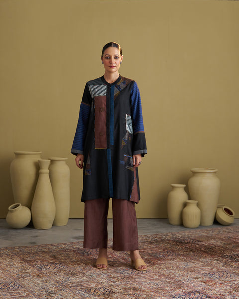 The Black Dhagai Anokhi Jacket
