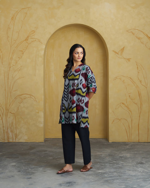 The Rumi Uzbeki Ikat Kurta