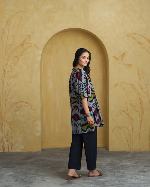 The Rumi Uzbeki Ikat Kurta