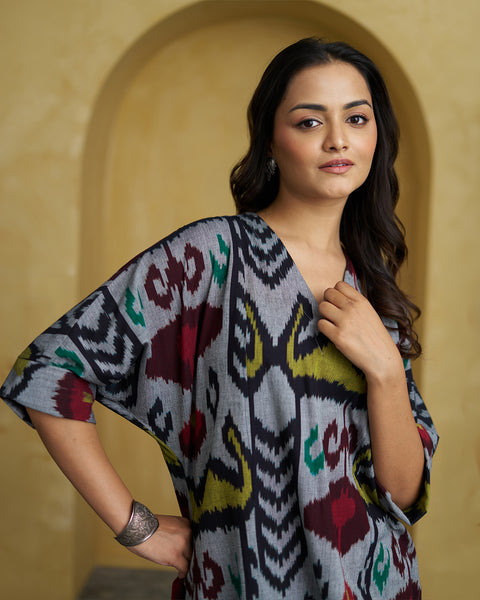 The Rumi Uzbeki Ikat Kurta