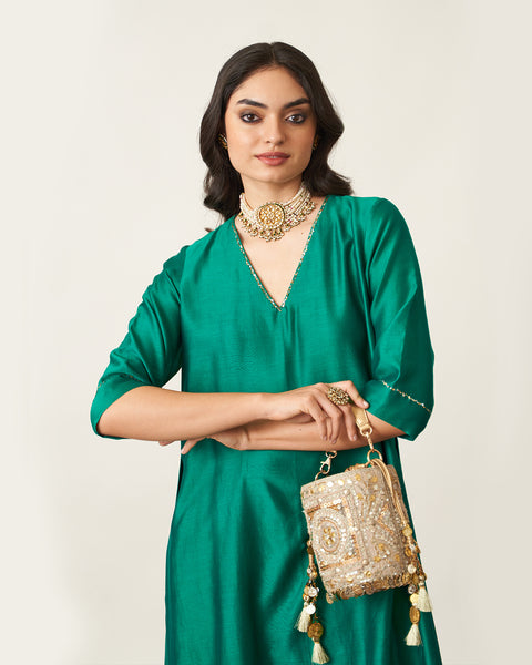 The Maharani Bucket Bag - Gold