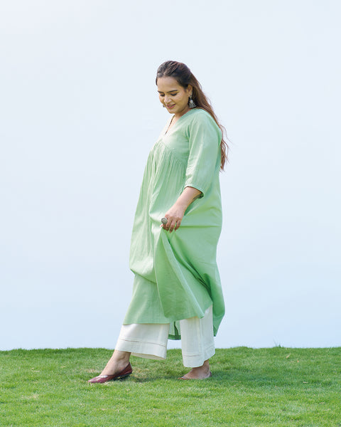 Pure Cotton & Lace Pants