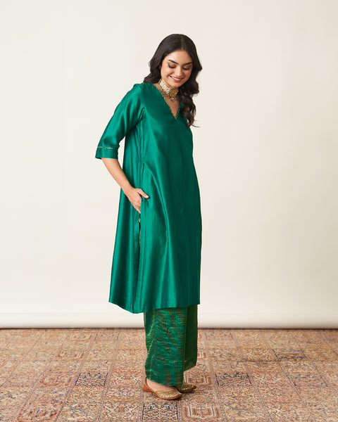 The Panna Silk Chanderi Set