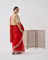 The Sona Chandi Silk Tissue Chanderi Blouse with Gota Zari Handwork