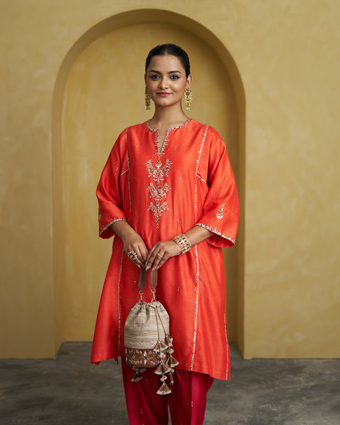 The Narangi Chand Bali Set