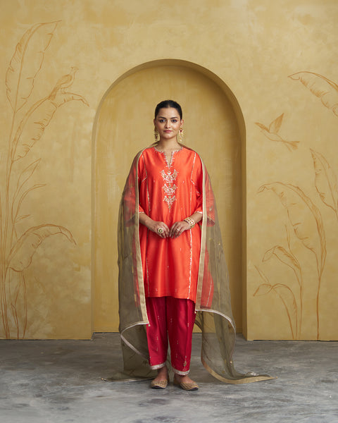 The Narangi Chand Bali Set