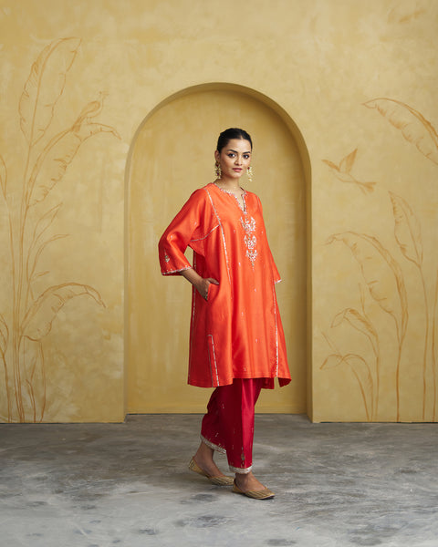 The Narangi Chand Bali Set