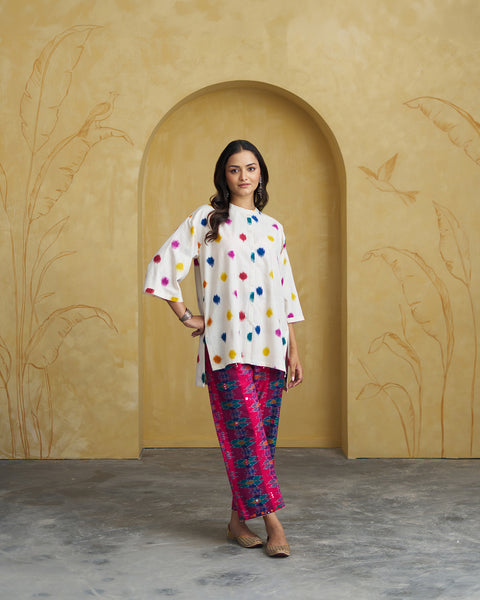 The Tutti Frutti Ikat Top