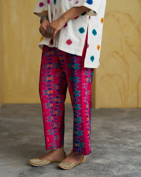 The Pataka Pink Ikat Pants