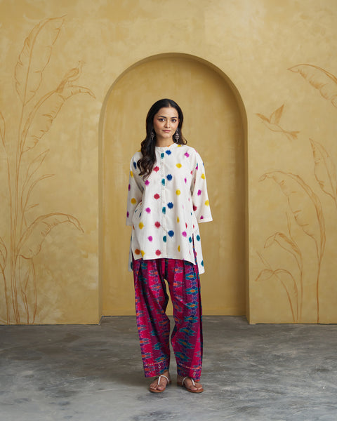 The Pataka Pink Farshi Salwar