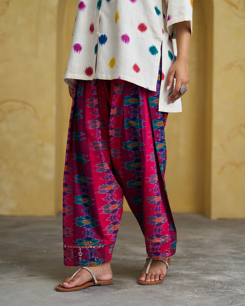 The Pataka Pink Farshi Salwar