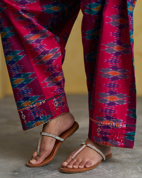 The Pataka Pink Farshi Salwar