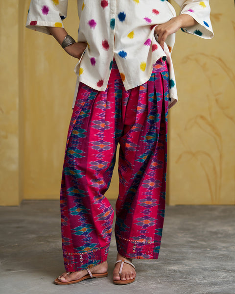 The Pataka Pink Farshi Salwar