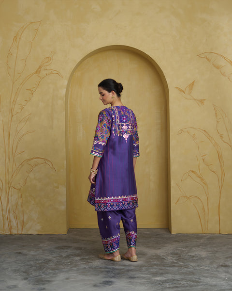 The Angoori Patan Ikat & Silk Chanderi Set