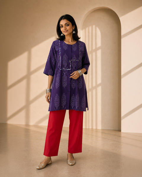 The Jamun Ikat Set
