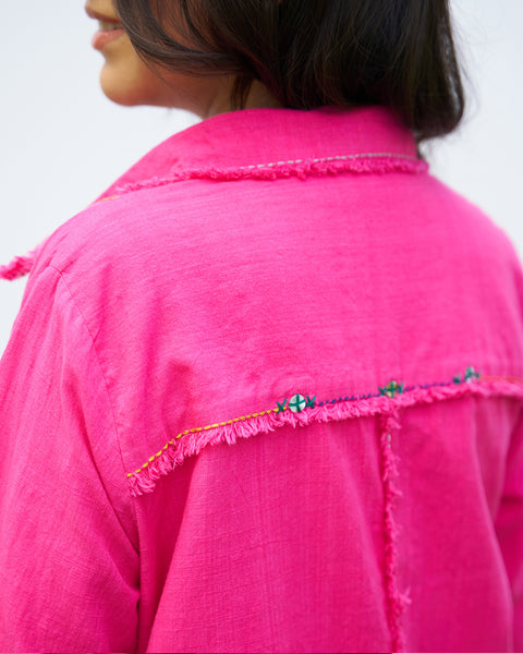 Gulabi Handwoven Cotton & Ikat Set