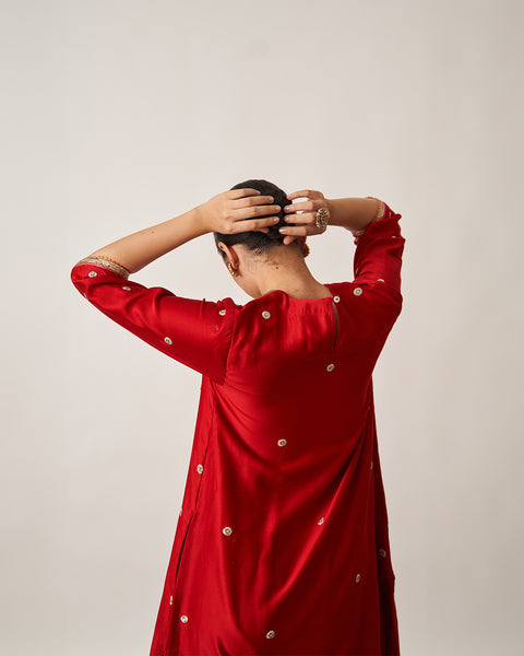 The Sindoori Silk Chanderi & Banarasi Set