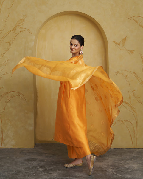 The Marigold Sikka Booti Dupatta