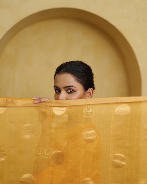 The Marigold Sikka Booti Dupatta