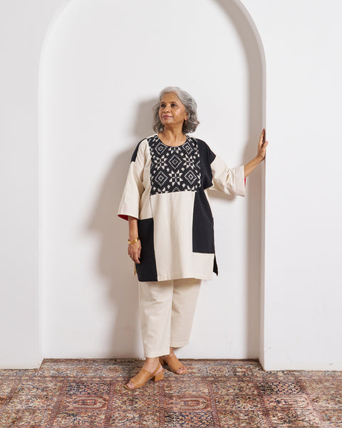 The Mono Ikat Top