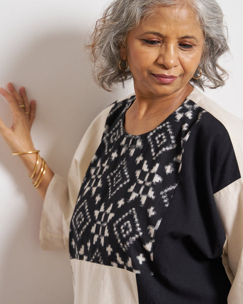 The Mono Ikat Top