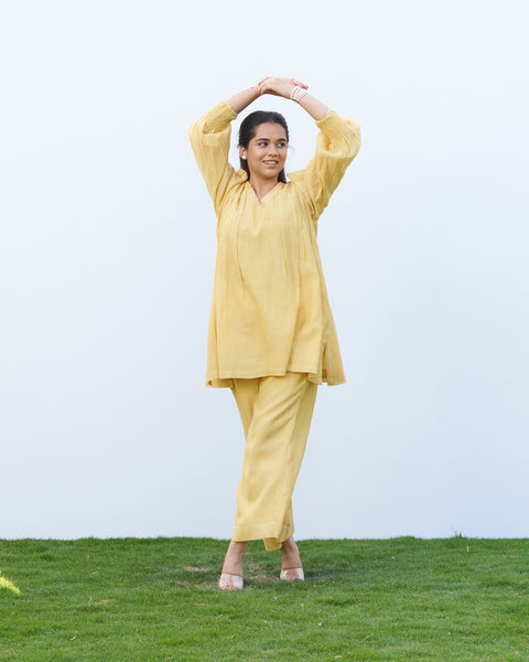 Butter Yellow Pure Mul Set