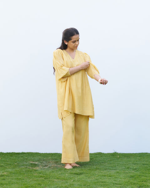 Butter Yellow Pure Mul Set