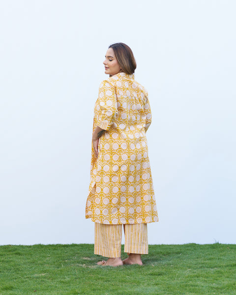 The Marigold Kurta & Pants Set