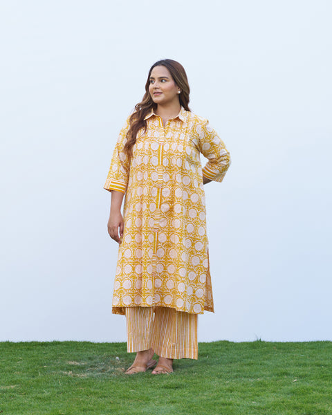 The Marigold Kurta & Pants Set